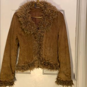 Designer Suede winter jacket